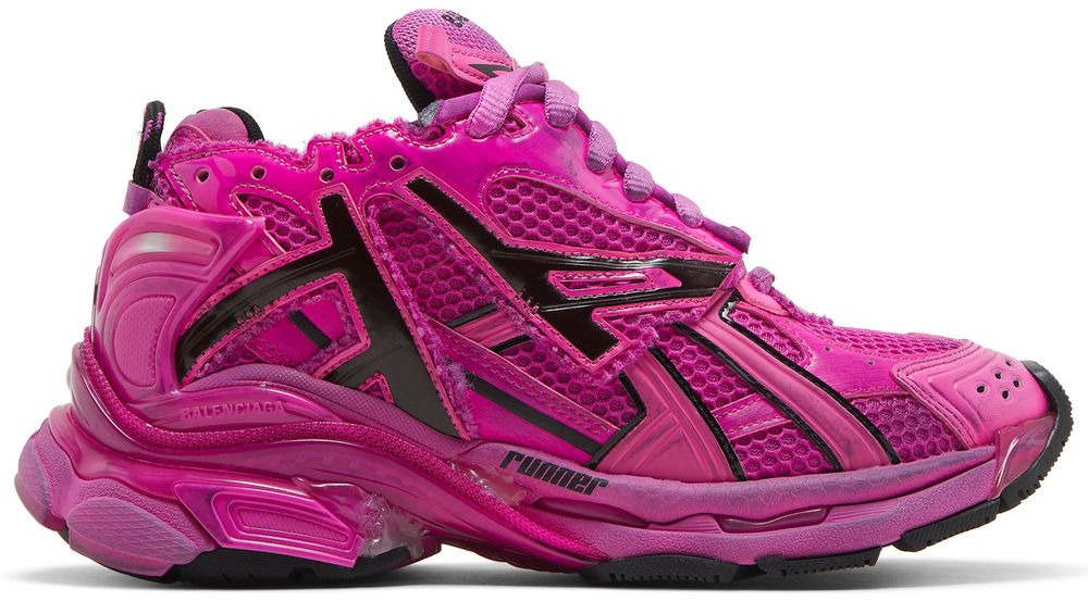 black and pink balenciaga runners