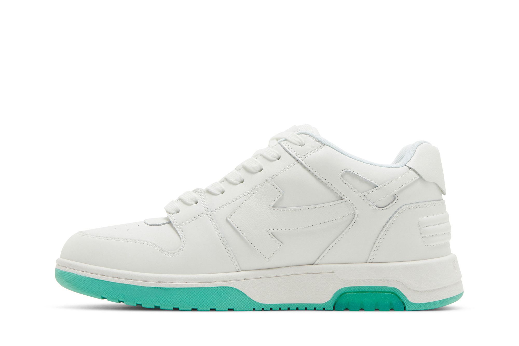 Size 10.0 Off White Out of Office For Walking White Green