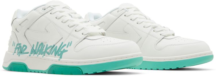 Off White Out of Office For Walking   White Green