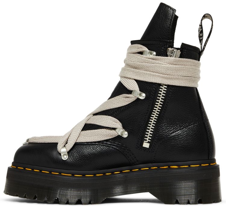 Rick Owens x 1460 Quad Sole Pentagram Jumbo Lace Boot Black