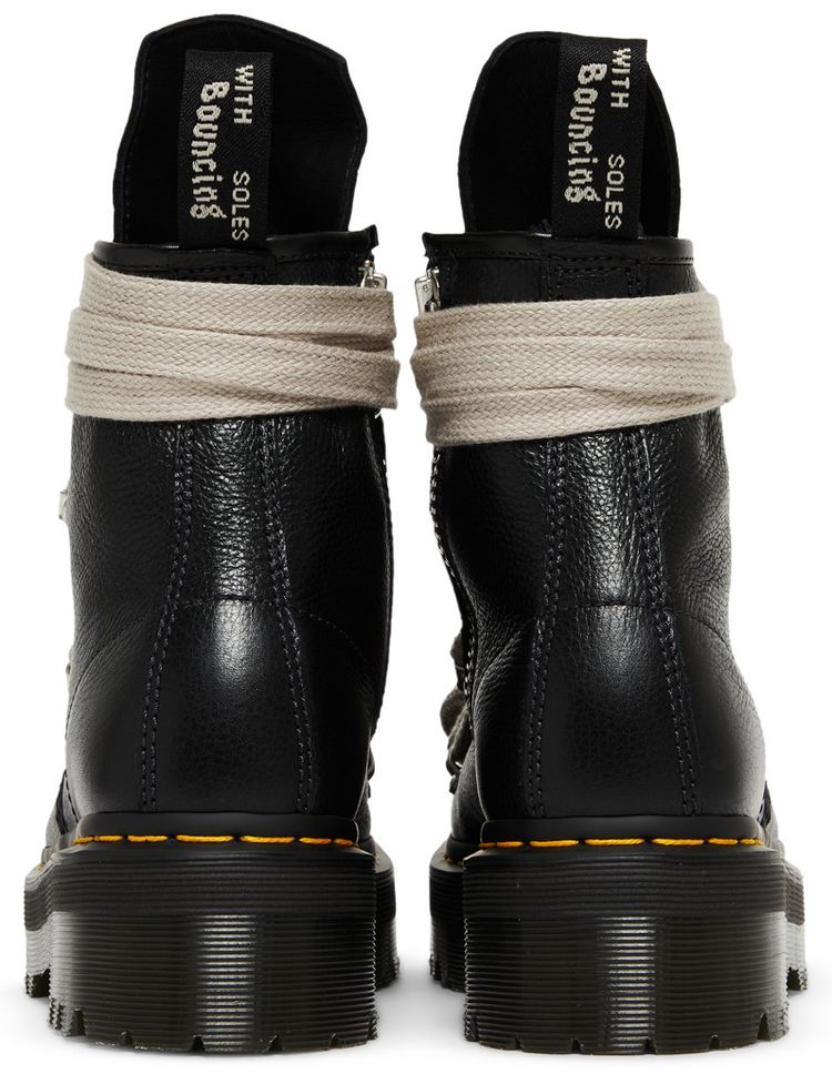 Rick Owens x 1460 Quad Sole Pentagram Jumbo Lace Boot Black