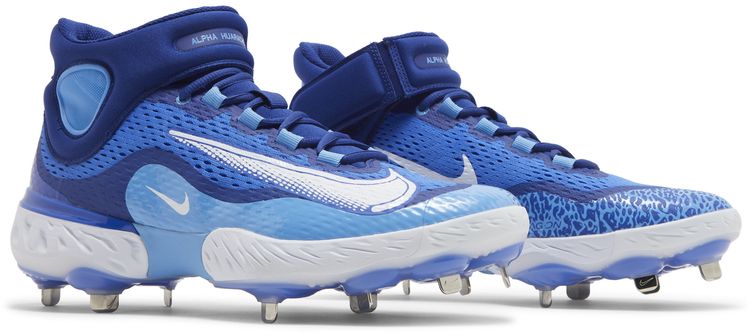 Nike Alpha Huarache Elite 4 Mid Hyper Royal White