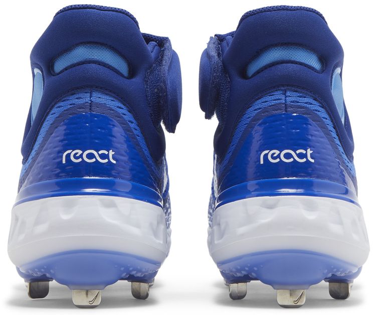 Nike Alpha Huarache Elite 4 Mid Hyper Royal White