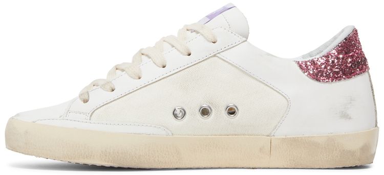 Golden Goose Wmns Superstar White Light Blue Pink Glitter