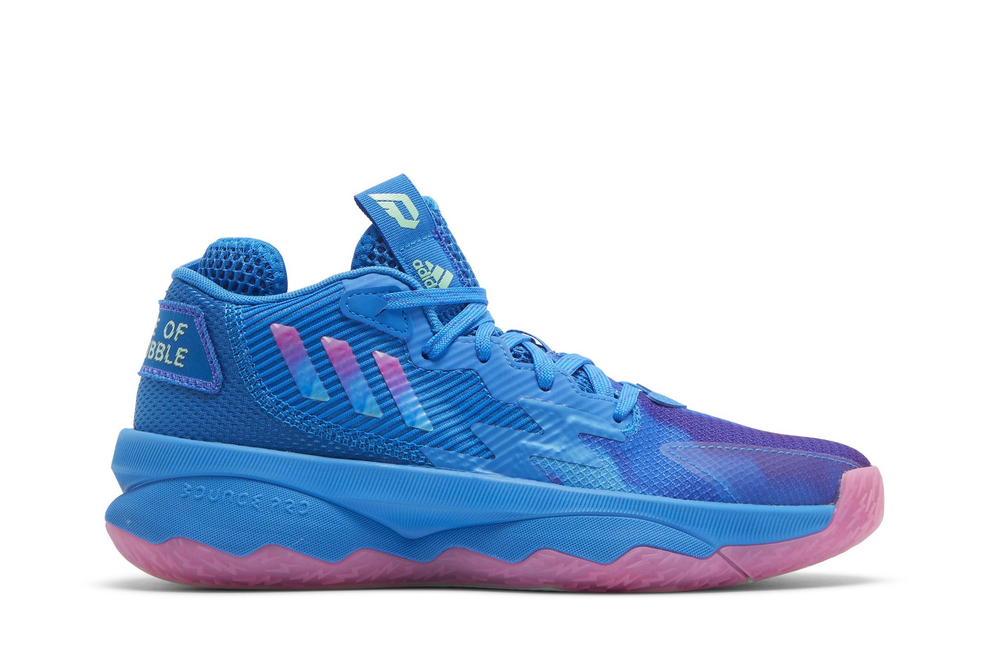 adidas dame6 バスケットボールシューズ 青/金　三國 adidas dame6 バスケットボールシューズ 青/金 三國 adidas 青/金 三國