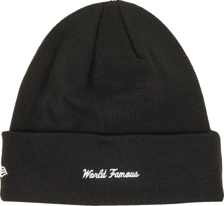 Supreme x New Era Box Logo Beanie Black