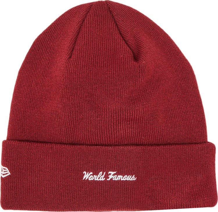 Supreme x New Era Box Logo Beanie Cardinal