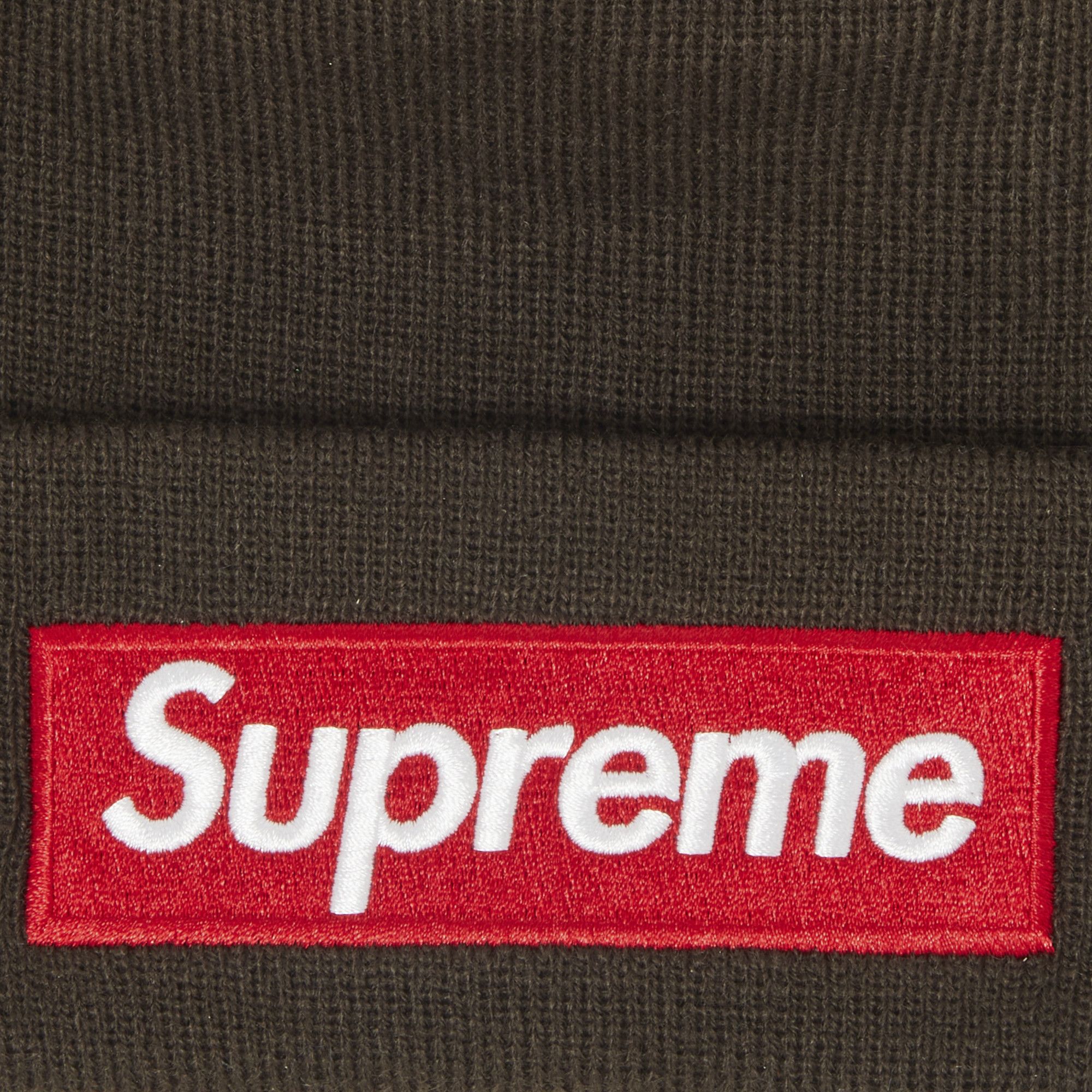 Supreme New Era Box Logo Beanie (FW21) Dark Brown - FW21 - US