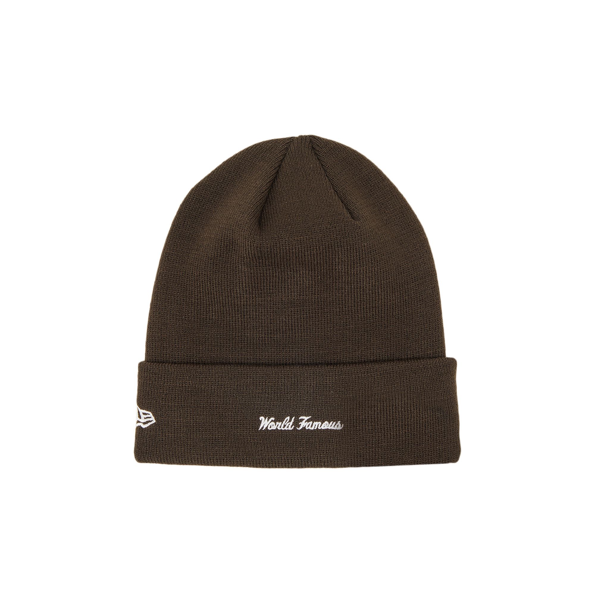 Buy Supreme x New Era Box Logo Beanie 'Brown' - FW22BN10