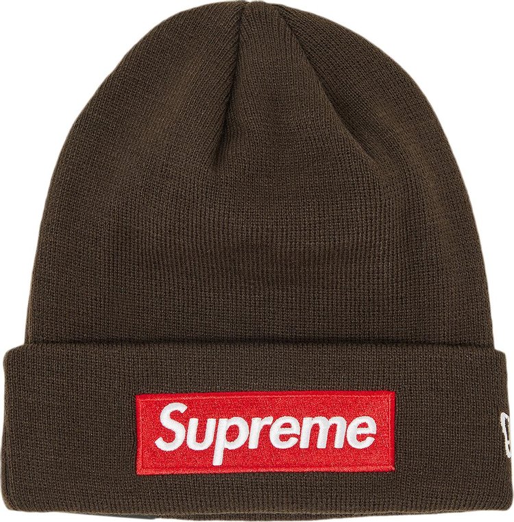 Supreme NYC Loose Gauge Red/White Knit Beanie Winter Hat One Size