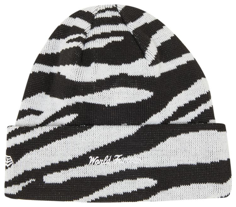 Supreme x New Era Box Logo Beanie Zebra