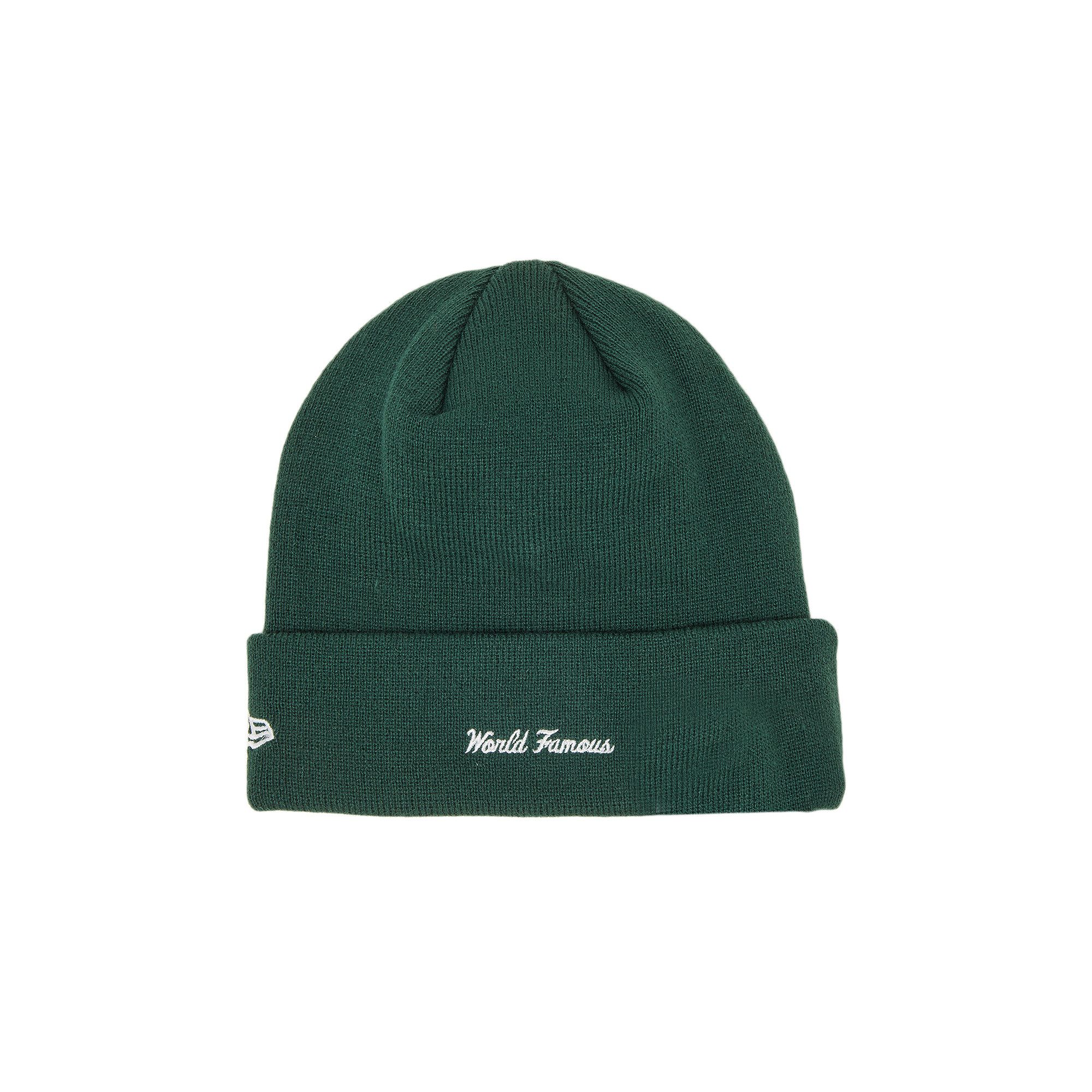 Buy Supreme x New Era Box Logo Beanie 'Dark Pine' - FW22BN10