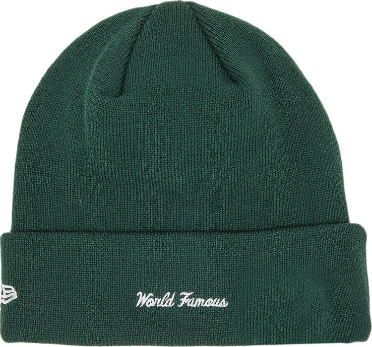 Supreme x New Era Box Logo Beanie Dark Pine