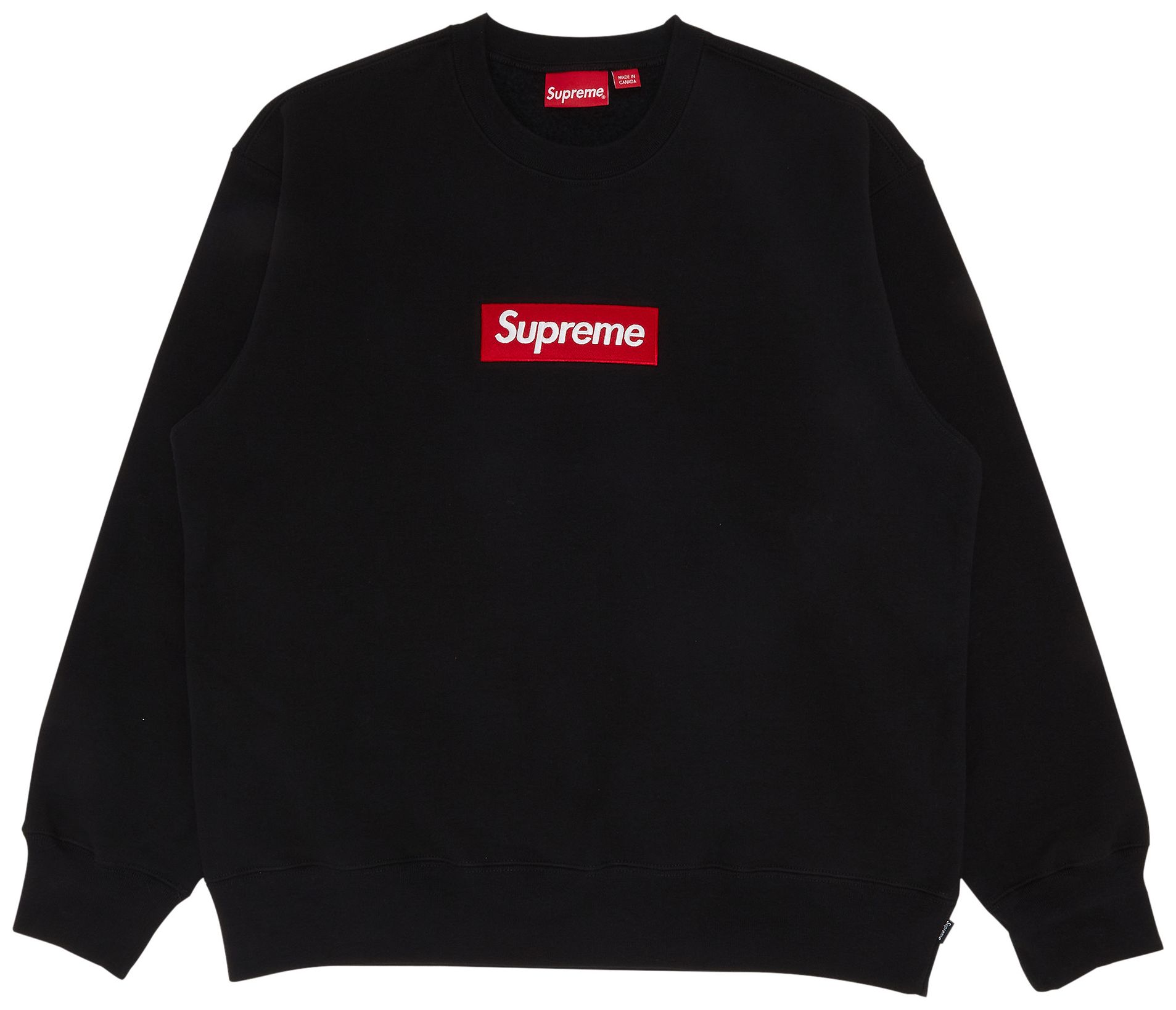Buy Supreme Box Logo Crewneck 'Black' FW22SW65 BLACK GOAT