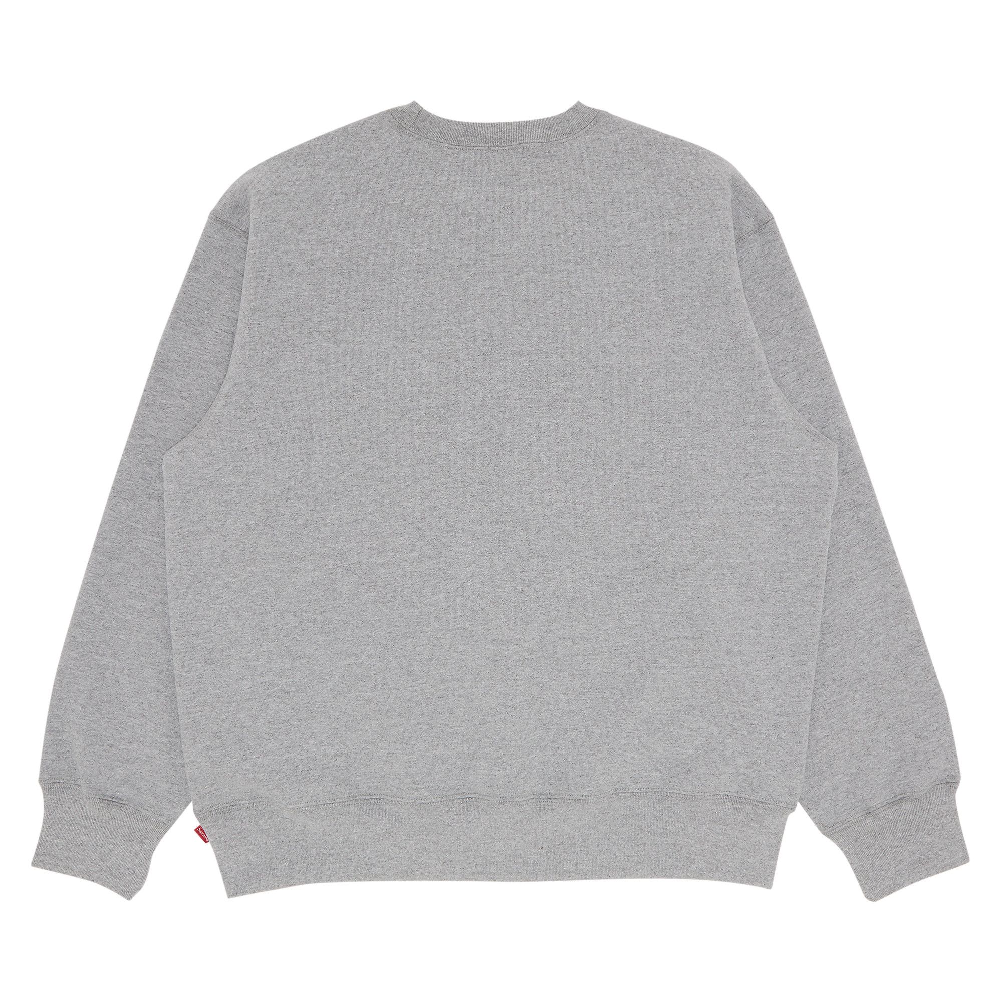 Size xxl Supreme Box Logo Crewneck 'Heather Grey'
