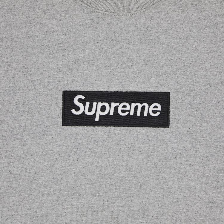 Supreme Box Logo Crewneck Heather Grey