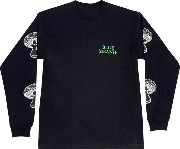 Real Bad Man Blue Meanie Long Sleeve Tee Black