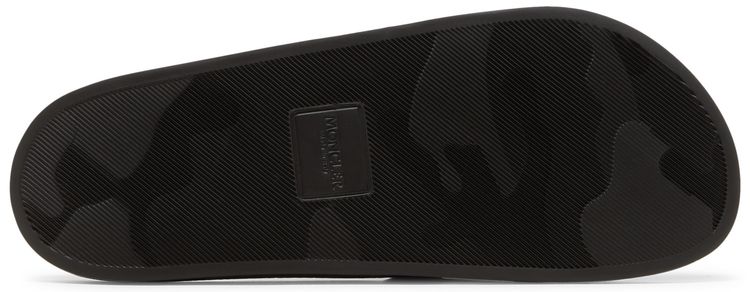 Moncler Basile Pool Slide Black Tricolour