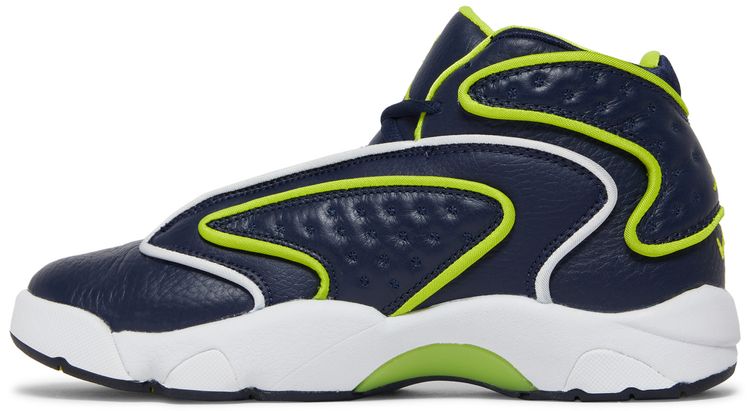 Wmns Air Jordan OG College Navy Venom Green