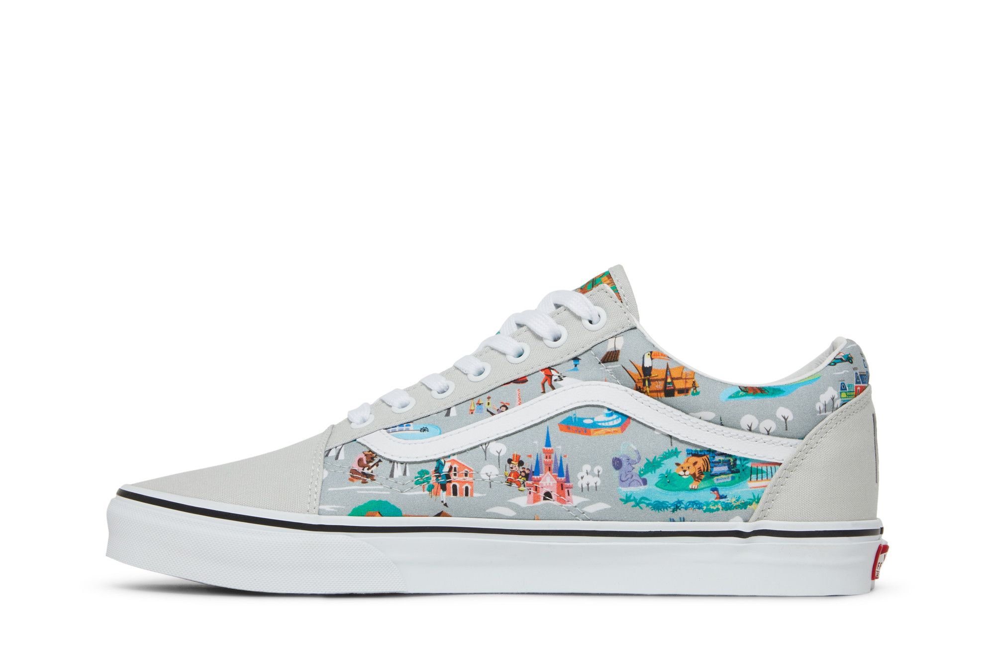 Buy Disney x Old Skool 50th Anniversary Disney Park Map VN0A3WKTGYW GOAT UK