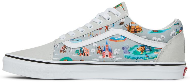Disney x Vans Old Skool 50th Anniversary   Disney Park Map