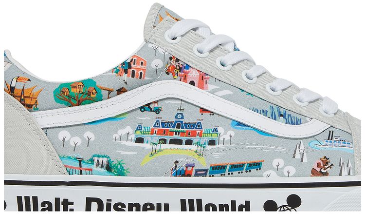 Disney x Vans Old Skool 50th Anniversary   Disney Park Map