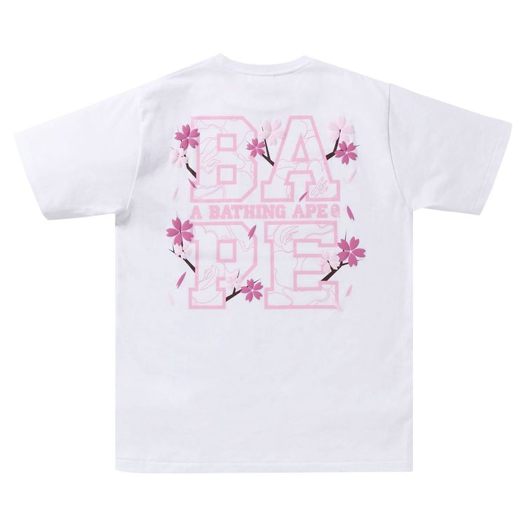 BAPE Sakura Tee White
