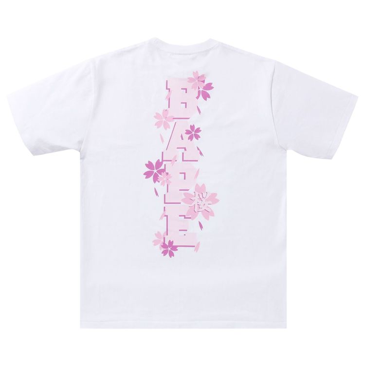BAPE Sakura Photo Ape Head Tee White