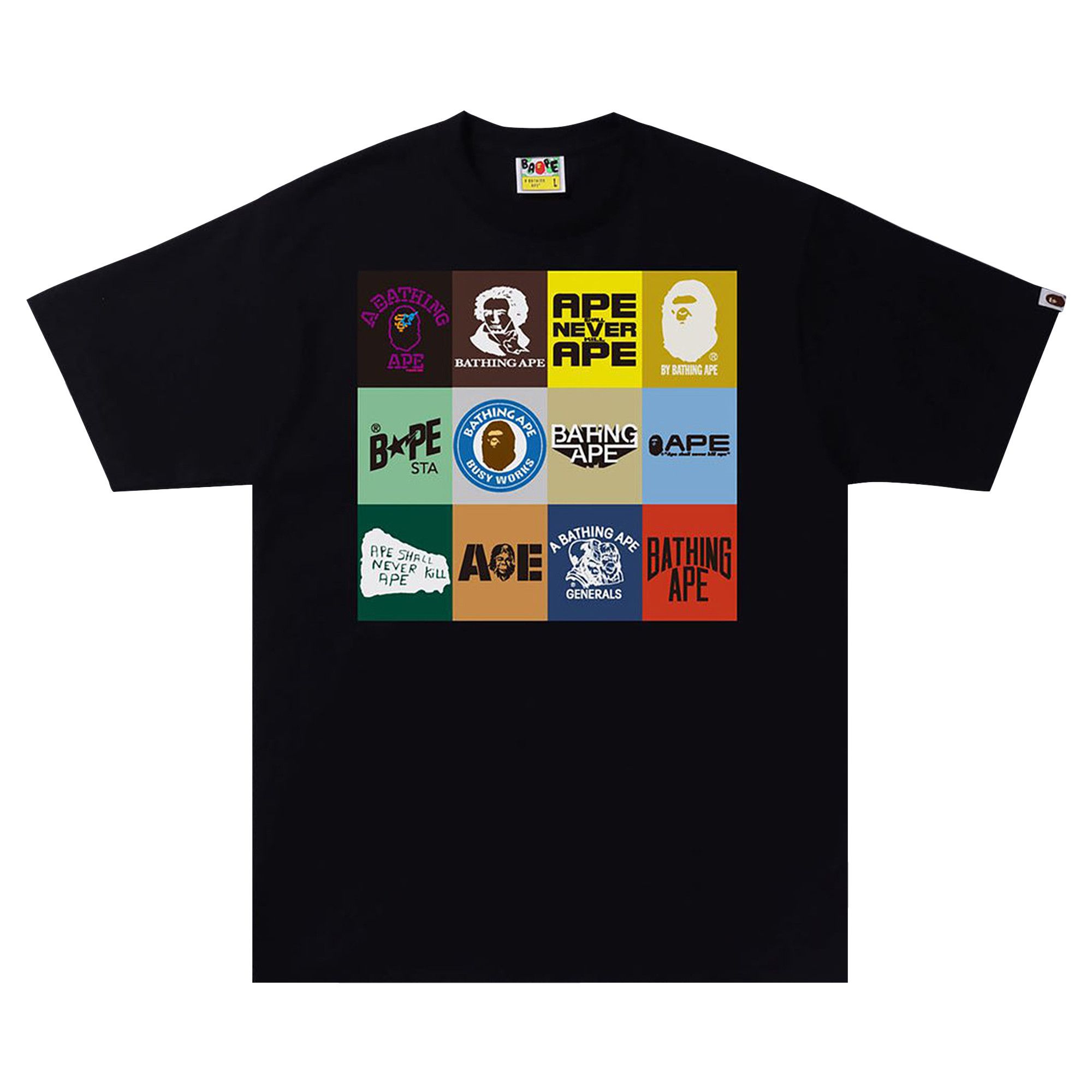 Buy BAPE Classic Logo #2 Tee 'Black' - 1I30 110 073 BLACK