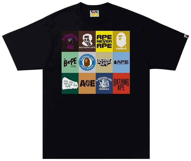 BAPE Classic Logo 2 Tee Black