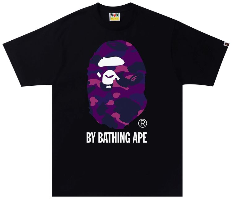 BAPE Color Camo By Bathing Ape Tee BlackPurple