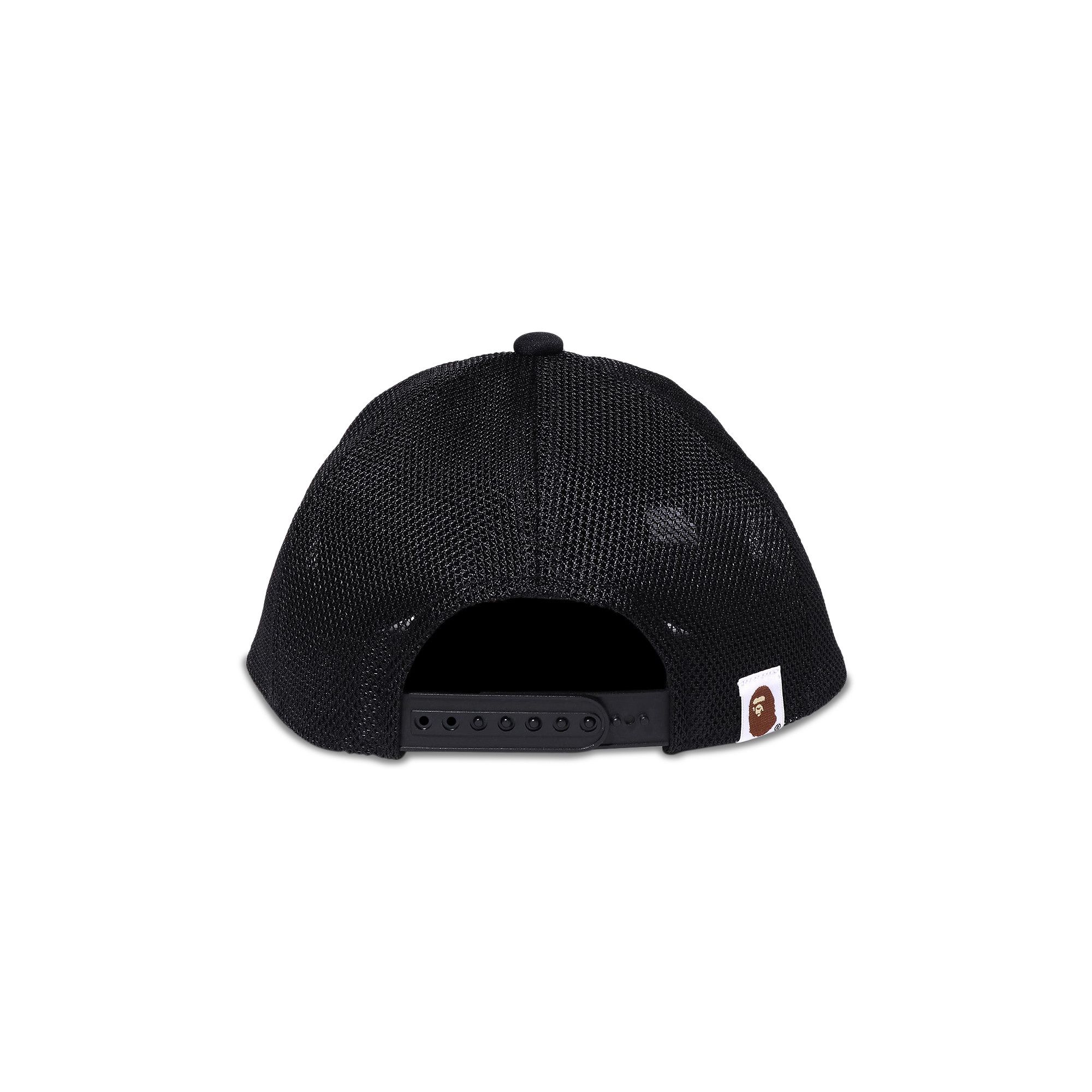流行 Buy BAPE 180 1I30 - 'Black' Cap Mesh Stone Crystal Head Ape 帽子