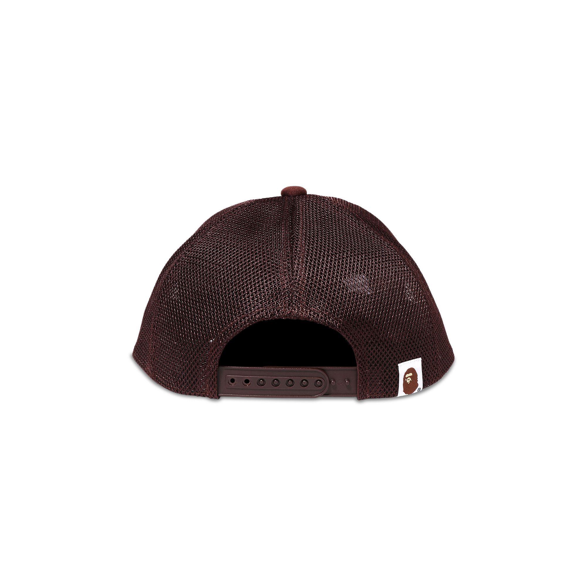 CRYSTAL STONE APE HEAD MESH CAP | bape.com