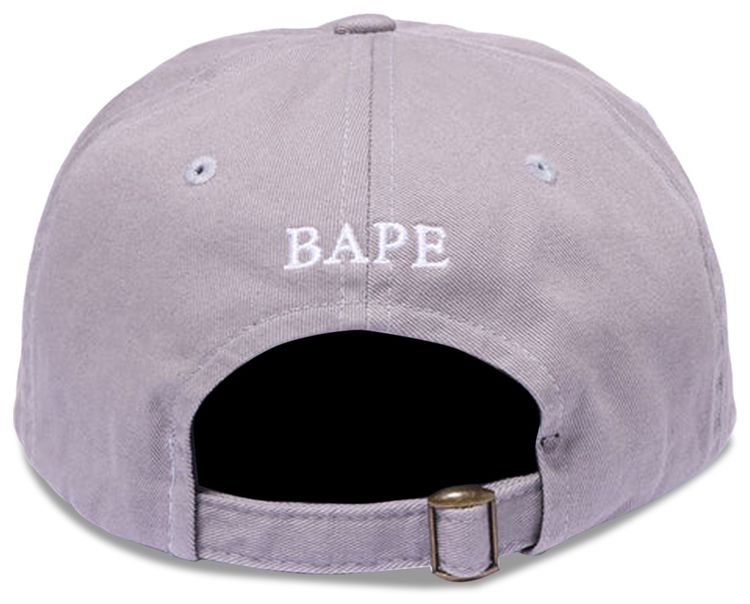 BAPE Ape Head One Point Panel Cap Grey