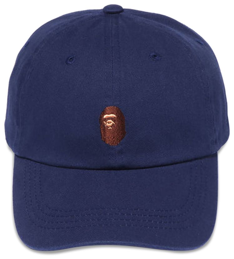 BAPE Ape Head One Point Panel Cap Navy