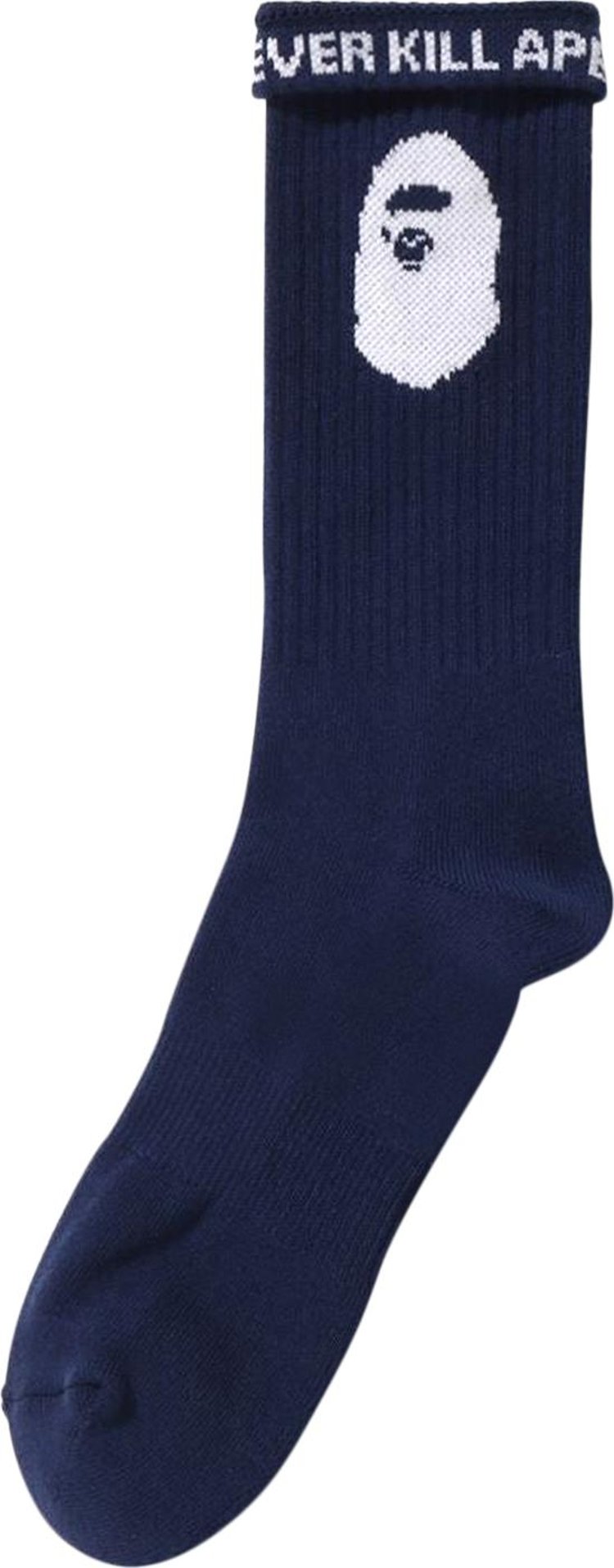 BAPE Ape Head Socks Navy