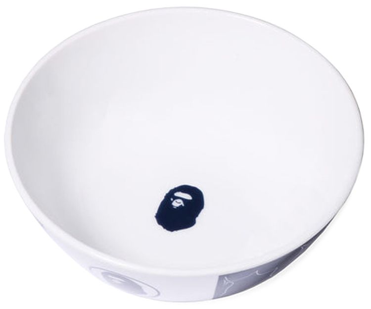 BAPE Solid Camo Rice Bowl White