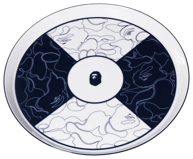 BAPE Solid Camo Dish White