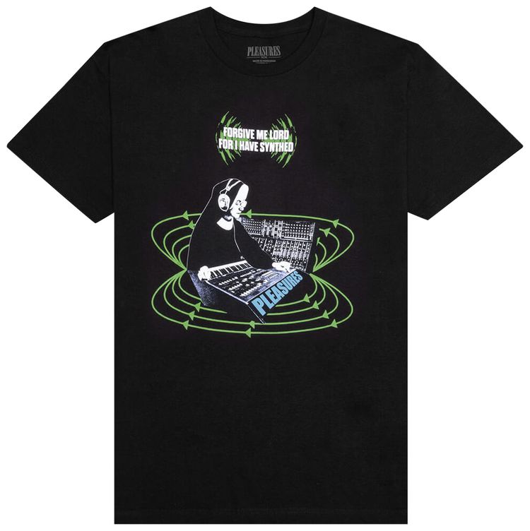 Pleasures Synth T Shirt Black