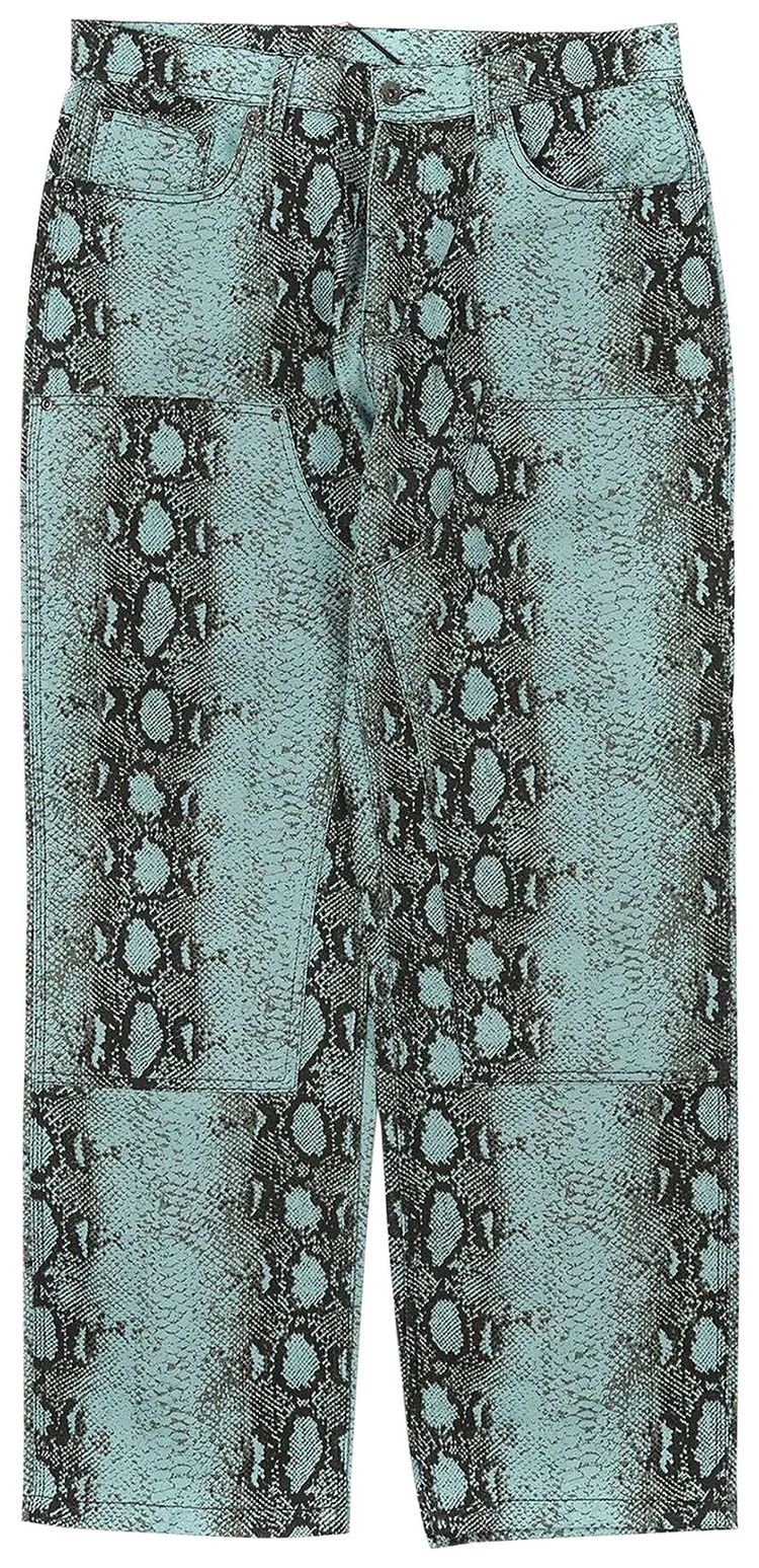 Pleasures Zion Double Knee Work Pant 'Blue'