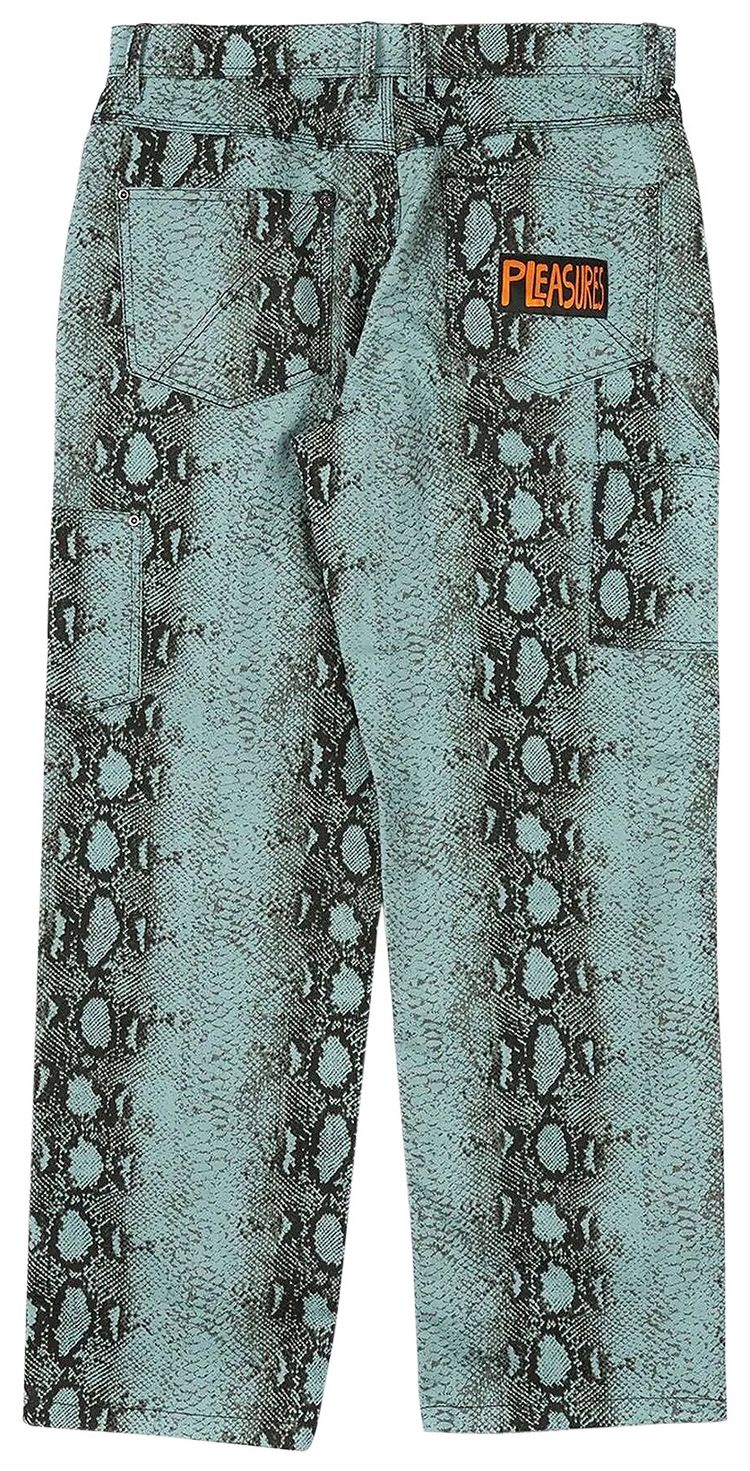 Pleasures Zion Double Knee Work Pant Blue