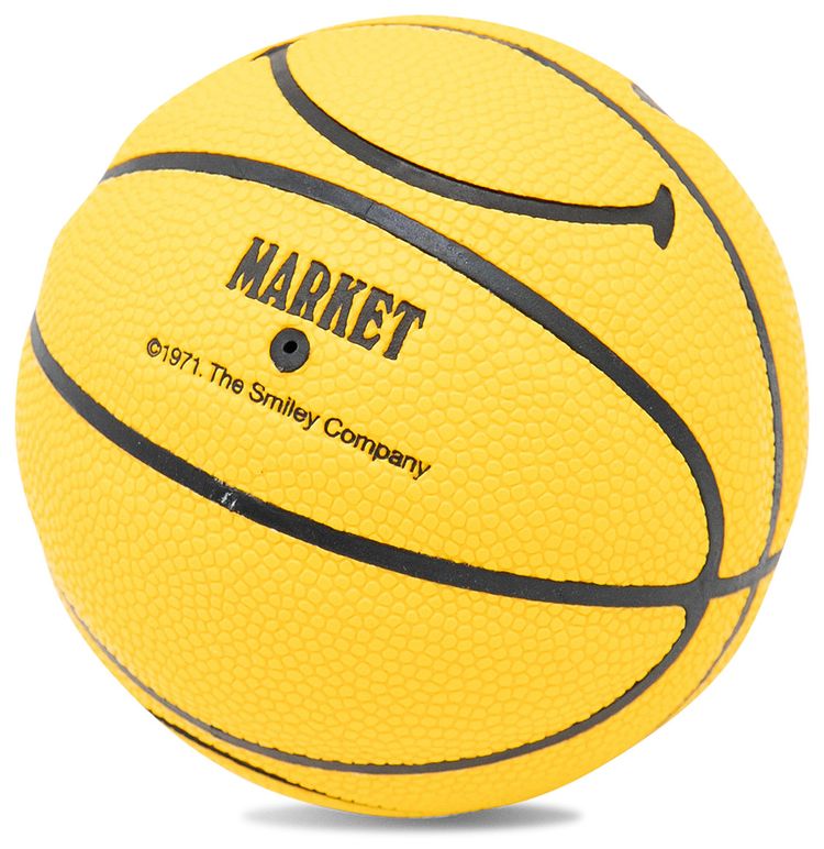 Market Smiley Mini Basketball Yellow