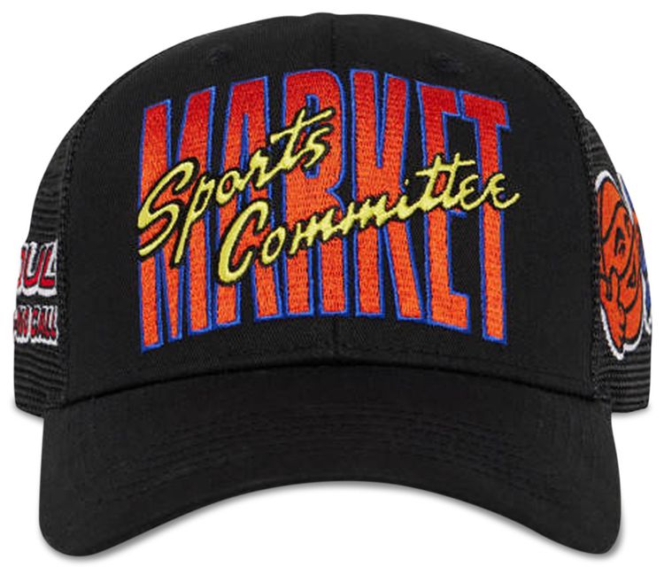 Market Sports Committee Trucker Hat Black