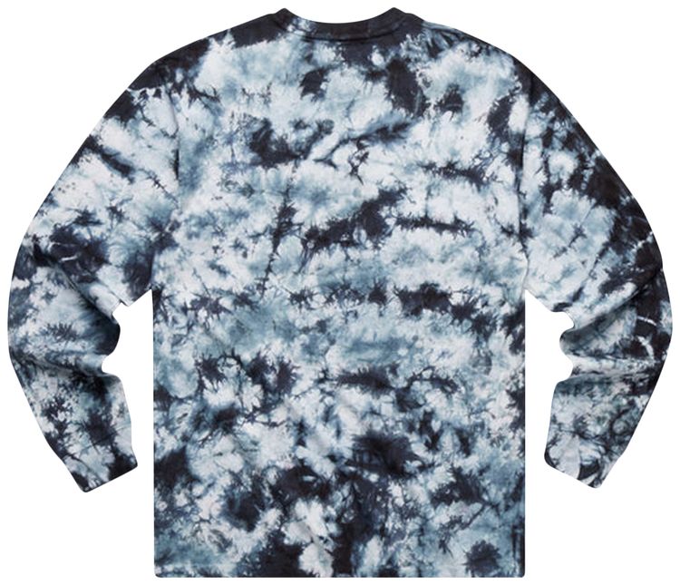 Market Smiley Grim Reaper Long Sleeve Tee Black Gray Tie Dye