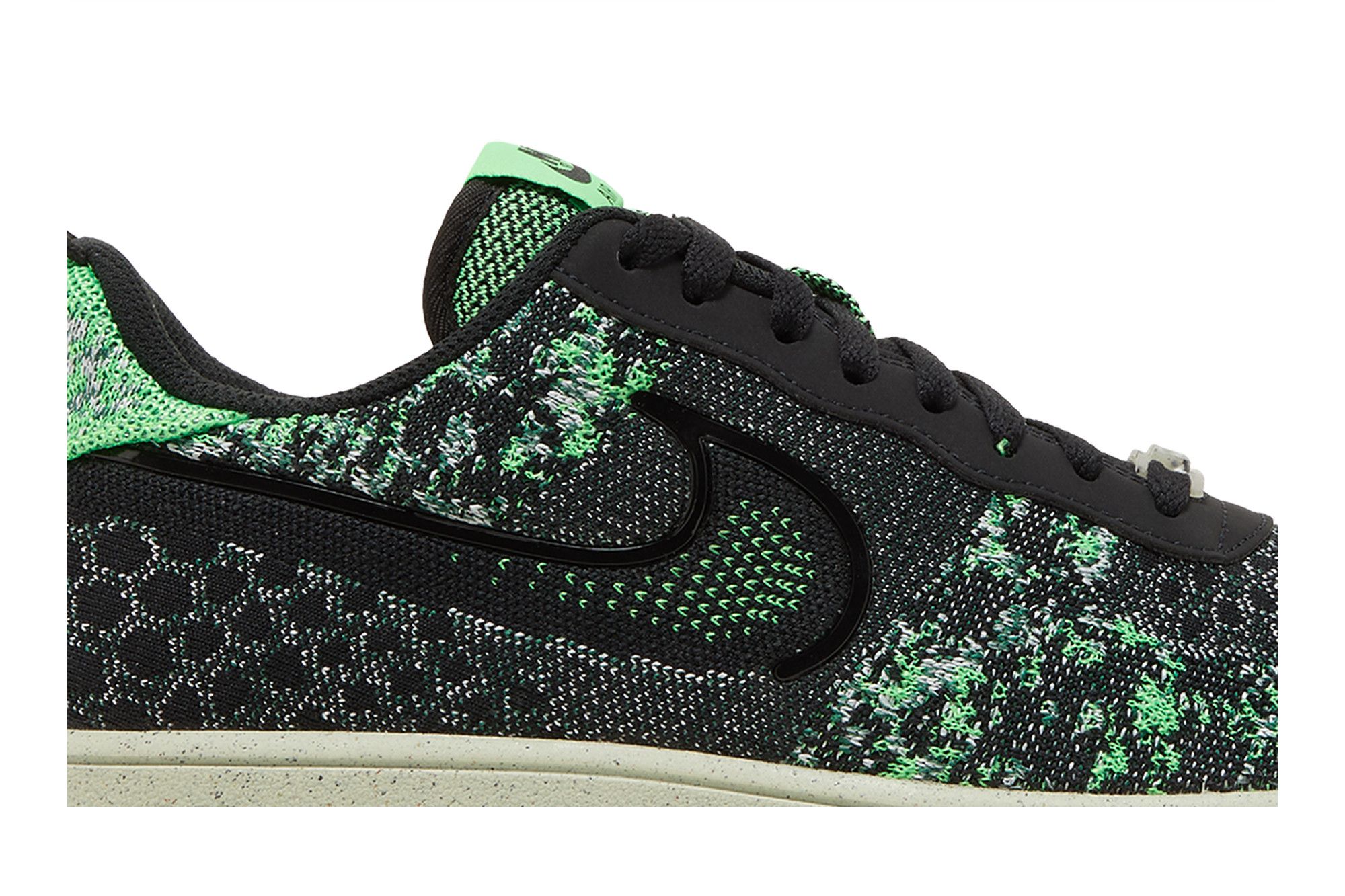 Achetez des Air Force 1 Crater Flyknit Next Nature Black Volt DM0590 002 GOAT FR