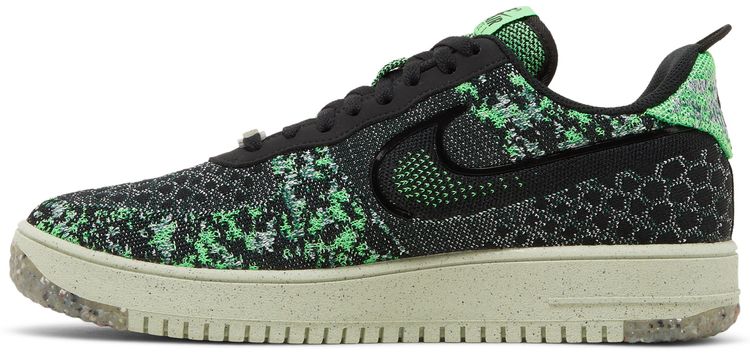 Nike Air Force 1 Crater Flyknit Next Nature Black Volt