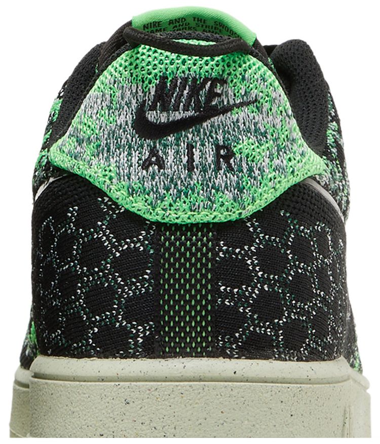 Nike Air Force 1 Crater Flyknit Next Nature Black Volt