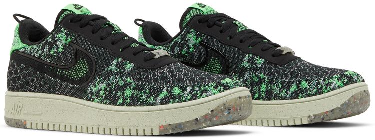 Nike Air Force 1 Crater Flyknit Next Nature Black Volt