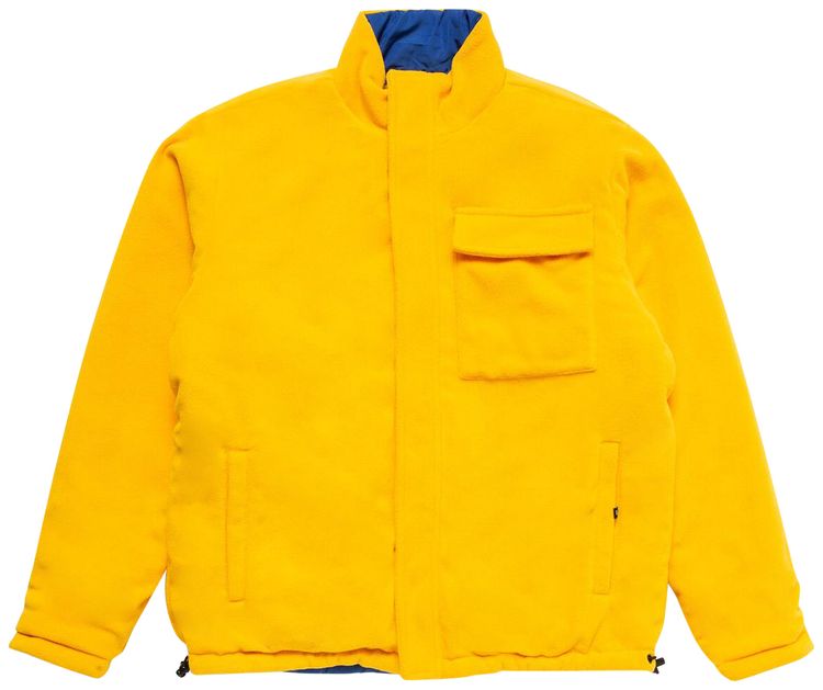 Market x Beatles Yellow Submarine Reversible AOP Nylon Puffer Jacket BlueYellow