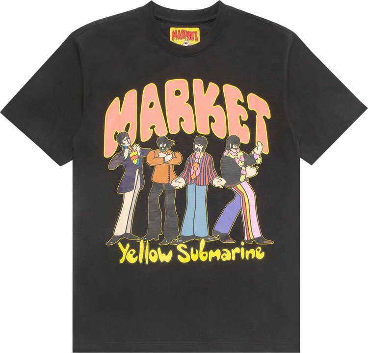 Market x Beatles Yellow Submarine Pose Tee Black